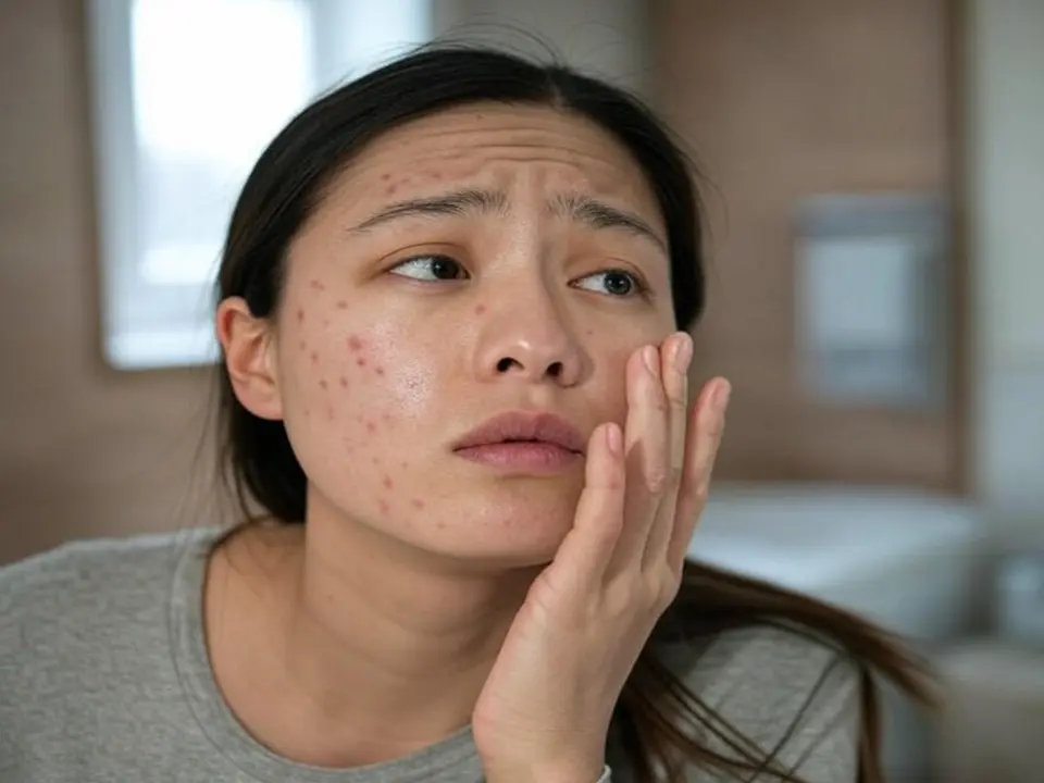 Acne face 1 Acne solutions LED Skin Care Spa
