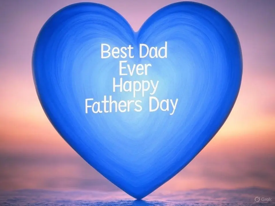 Father Day heart Best Dad Ever