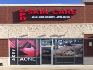 LED Skin Care Store Front