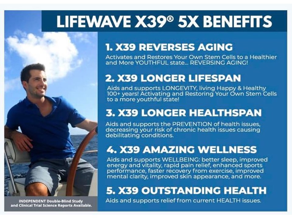 Stem Cell Patch - LifeWave X39 - LED Skin Care Spa